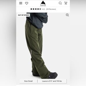 Burton Society Women’s Snow Pants Short Length